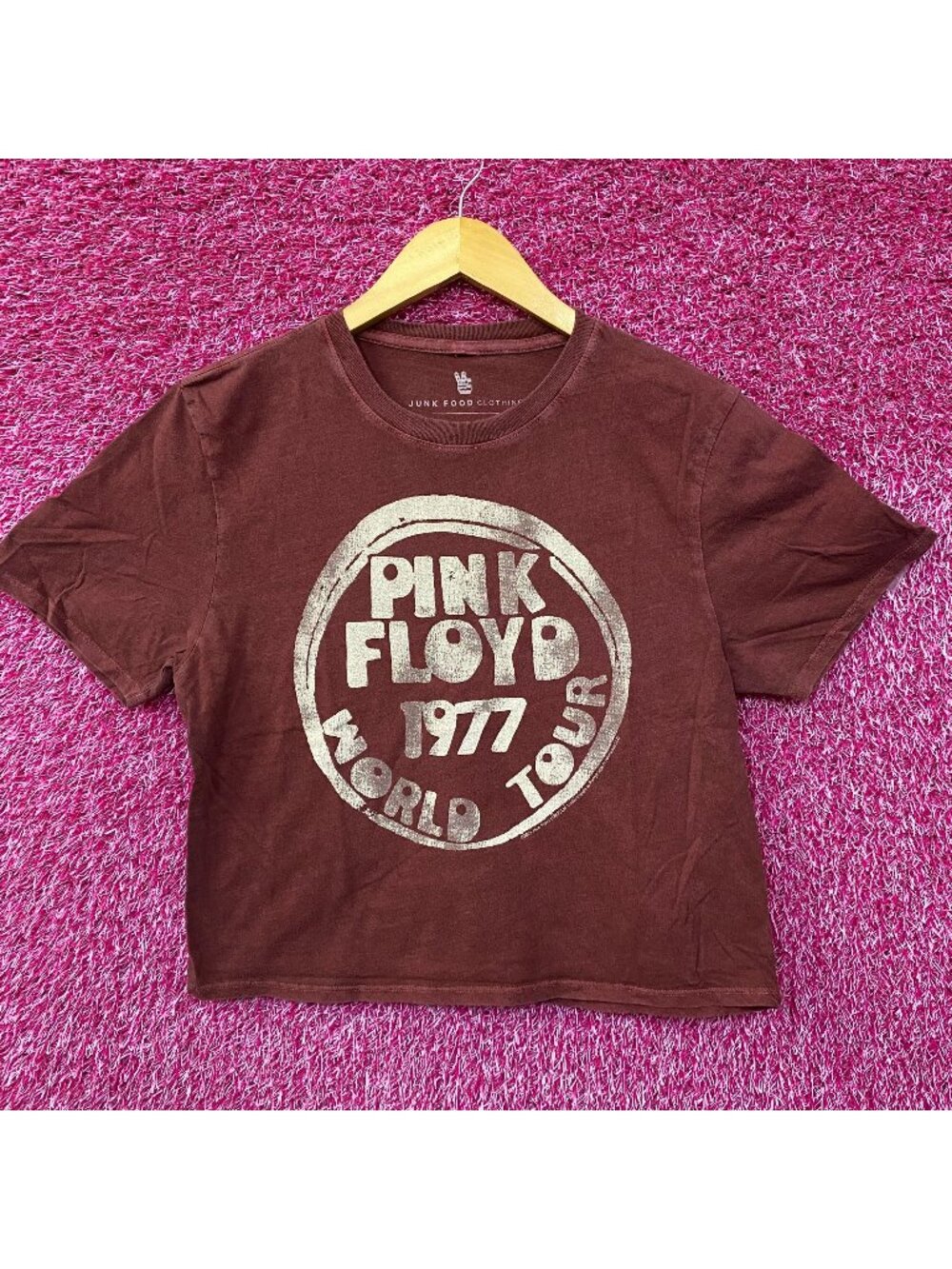 Pink Floyd World Tour Animals 1977 Crop Top Small